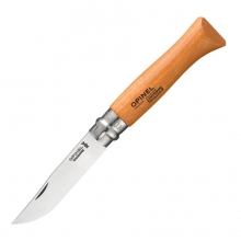 нож OPINEL VRN 9 углеродистая сталь, рукоять из дерева бука